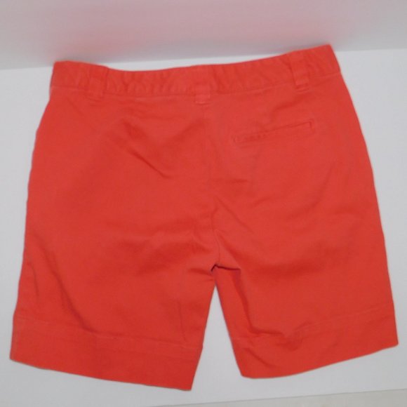 Womens Jean Bermuda Shorts Size 4 Orange - Picture 6 of 6